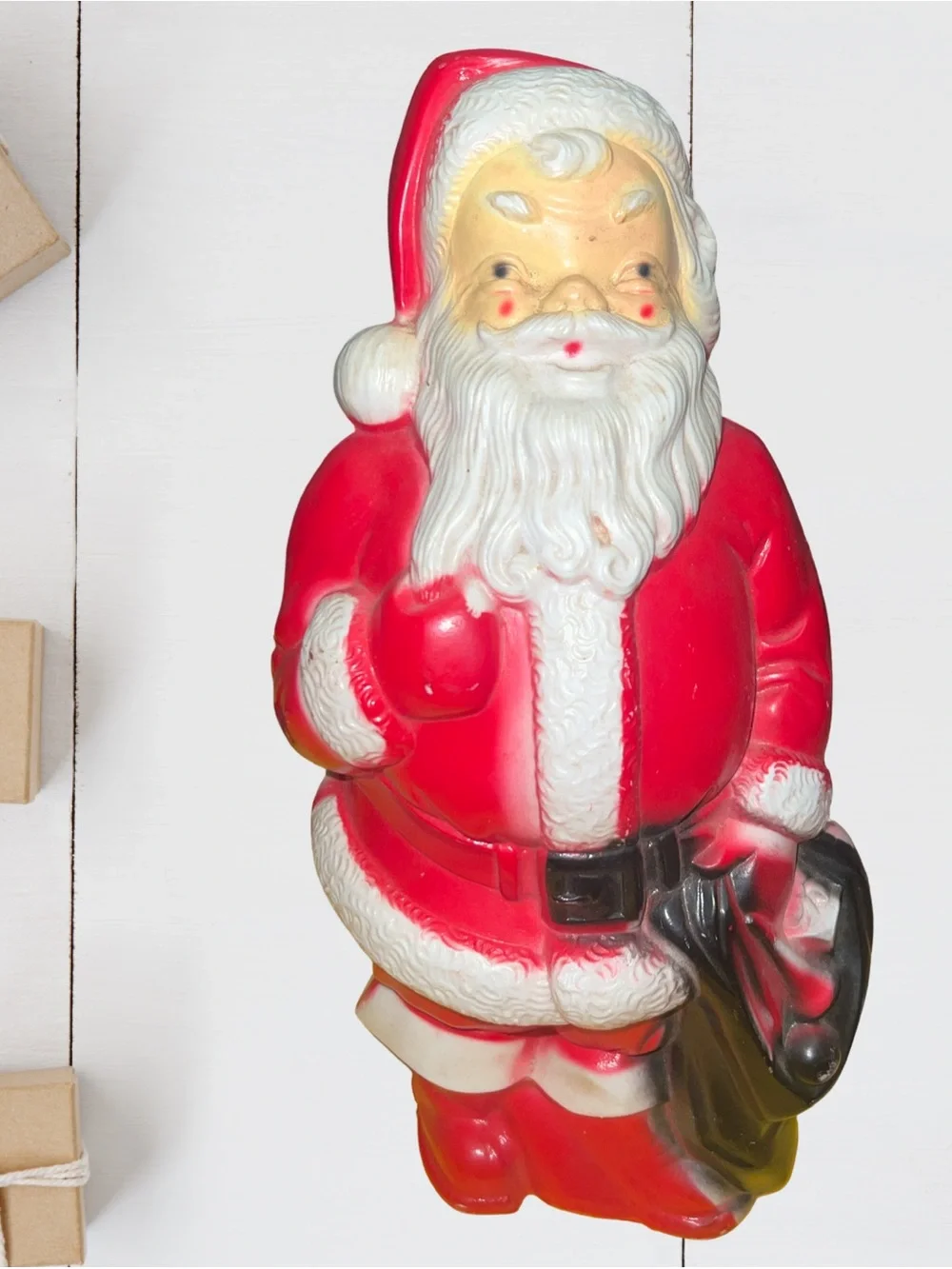 Vintage 1968 Empire SANTA CLAUS Christmas BLOW MOLD 13” Made In USA